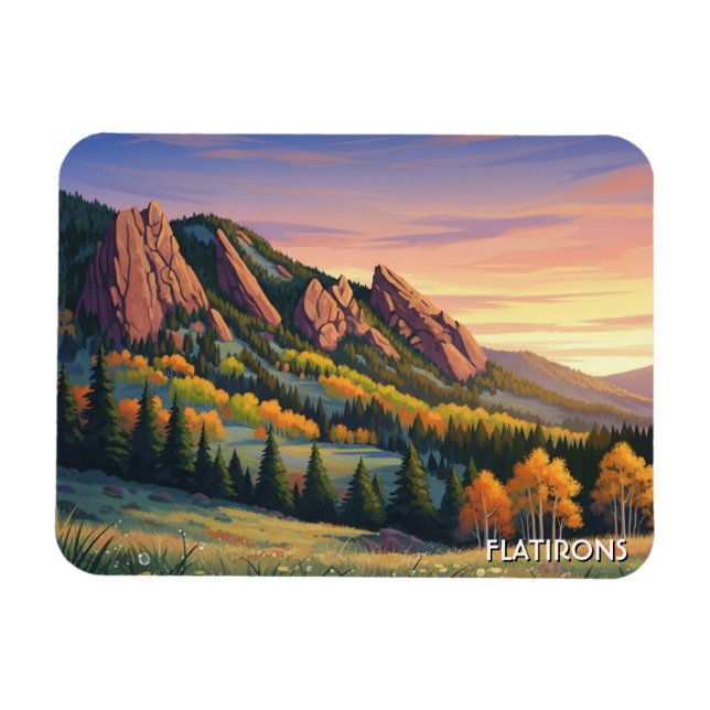 Magnet Flexible Flatirons Colorado Voyage (Horizontal)