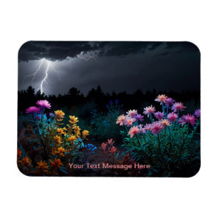 Magnet Flexible Fleur au milieu de la tempête