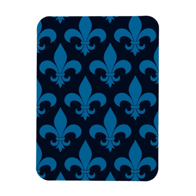 Magnet Flexible Fleur de lis Motif Classic (Vertical)