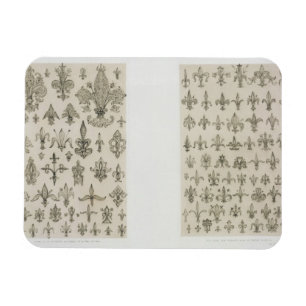 Magnet Flexible Fleur de Lys conçoit de chaque âge et de tout l'
