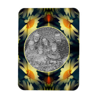 Magnet Flexible Fleur de marguerite jaune Abstrait Créer votre pro