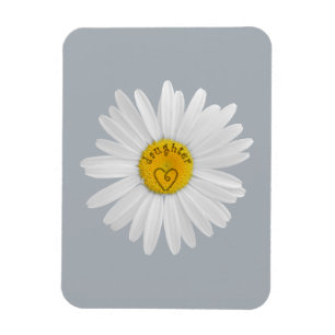 Magnet Flexible Fleur de marguerite pour fille Personnaliser d'art