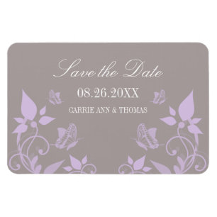 Magnet Flexible Fleur de papillon Lilac Enregistrer l'aimant de da