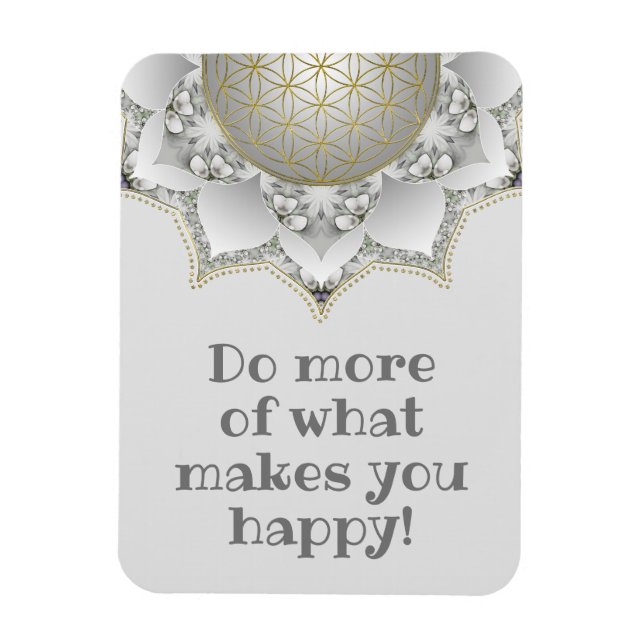 Magnet Flexible Fleur De Vie - Blossoms Mandala 1 (Vertical)
