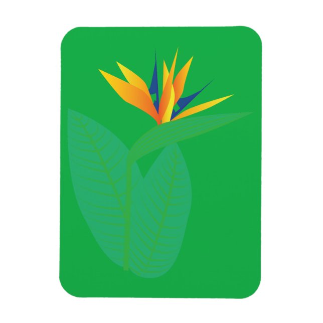 Magnet Flexible Fleur d'oiseau de paradis (Vertical)
