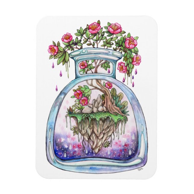 Magnet Flexible Fleur flottante (Vertical)