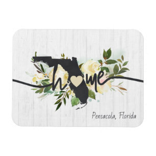 Magnet Flexible Fleur rustique personnalisée de l'État de Floride 