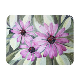 Magnet Flexible Fleurs à aimants mauve du réfrigérateur