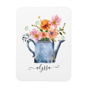 Magnet Flexible Fleurs aquarelles peintes à la main