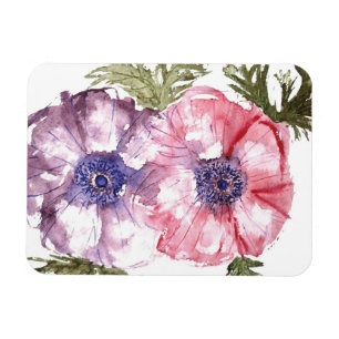 Magnet Flexible Fleurs d'aquarelle