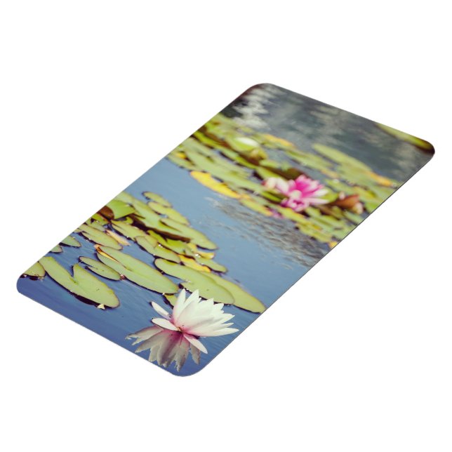 Magnet Flexible Fleurs de bassin de nénuphars (Côté Gauche)