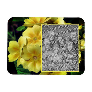 Magnet Flexible Fleurs de Primrose Jaune Créez votre propre photo