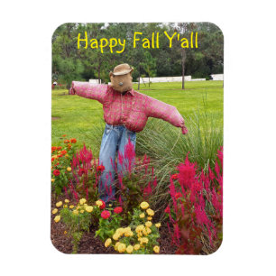 Magnet Flexible Fleurs d'épouvantail et d'automne à Bok Tower Ga