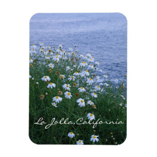 Magnet Flexible Fleurs et océan à La Jolla