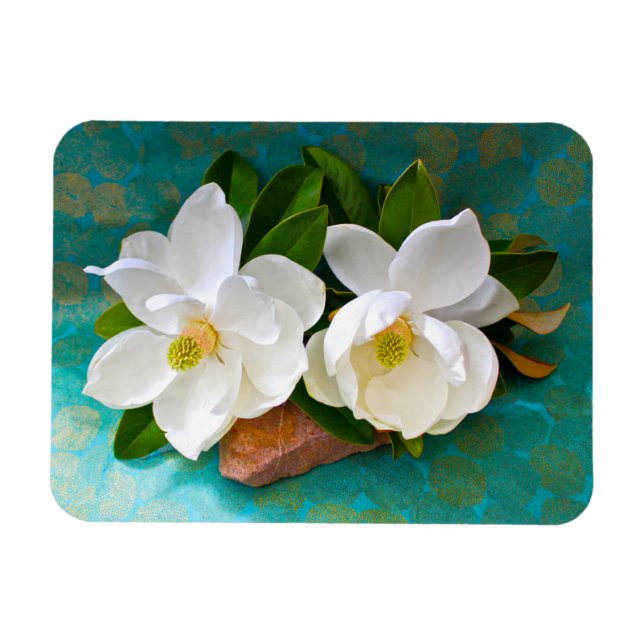 Magnet Flexible Fleurs | Fleur Magnolia (Horizontal)