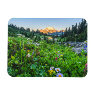 Magnet Flexible Fleurs   Parc national du Mont Rainier