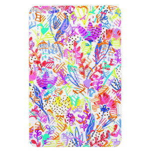Magnet Flexible Fleurs pastel abstraites