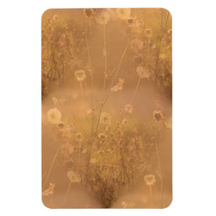 Magnet Flexible Fleurs sauvages avec éclat orange