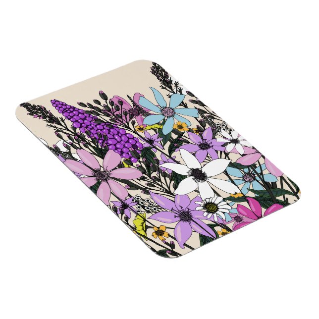 Magnet Flexible Fleurs sauvages d'été (Côté Droit)