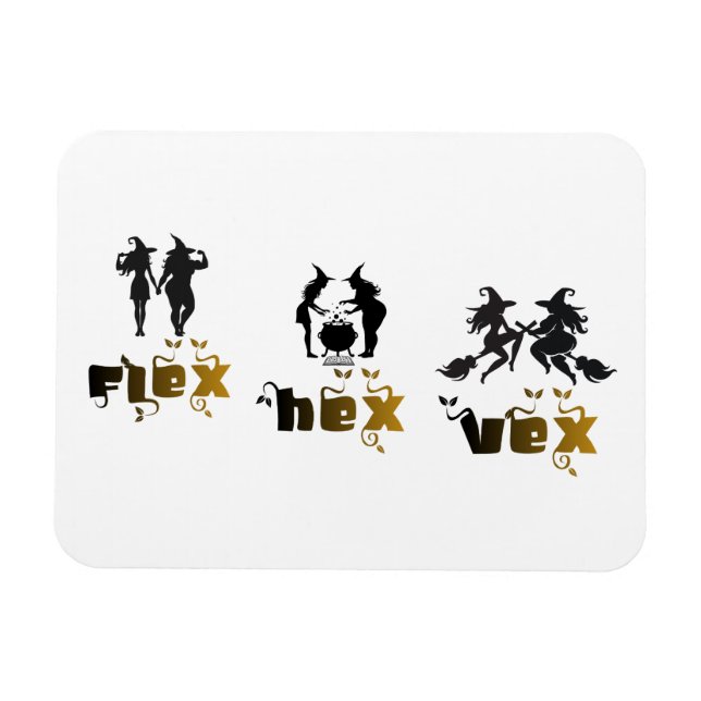 Magnet Flexible Flex. Hex. Vex. Sorcières Body Positive & Diverses (Horizontal)