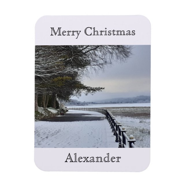 Magnet Flexible Flexibilité du matin neigeux (Vertical)