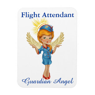 Magnet Flexible Flight Attendant - Guardian Angel - SRF