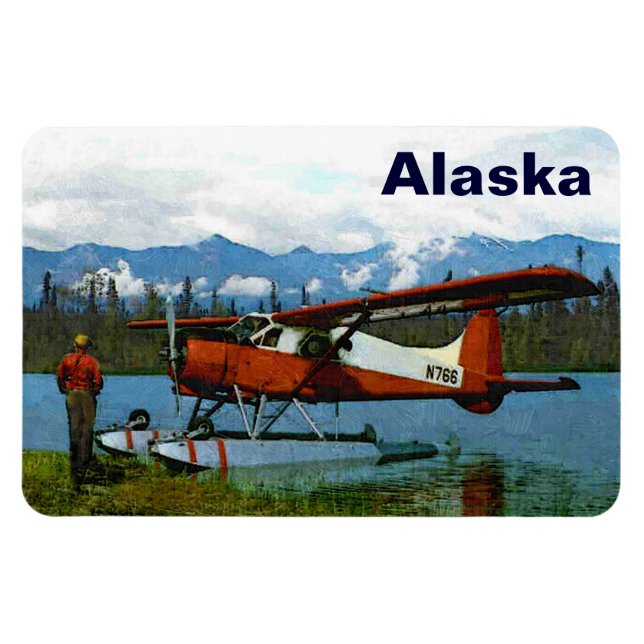 Magnet Flexible Floatplane De Havilland Beaver (Horizontal)