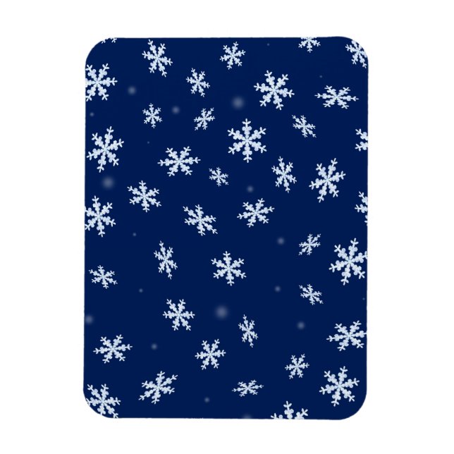 Magnet Flexible Flocon de neige (Vertical)