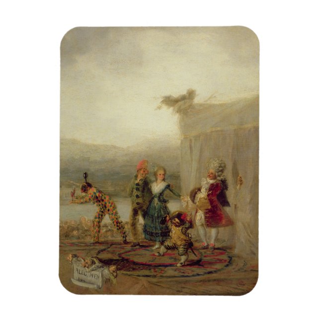 Magnet Flexible Flolling Players, 1793 (huile sur étain) (Vertical)