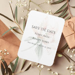 Magnet Flexible Floral Rustique Enregistrer La Date<br><div class="desc">Ce "Save the Date" est un aimant si simple mais magnifique. La fleur de pivoine muettée de l'arrière - plan donne une atmosphère moderne et élégante. Neutre et étonnant. Parfait pour tout thème mariage. La simplicité à son meilleur. Une élégance absolue. J’ai aimé créer ce design pour votre journée spéciale....</div>
