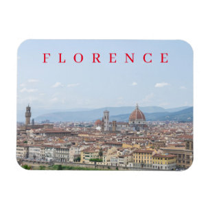 Magnet Flexible Florence vue de Piazzale Michelangelo aimant