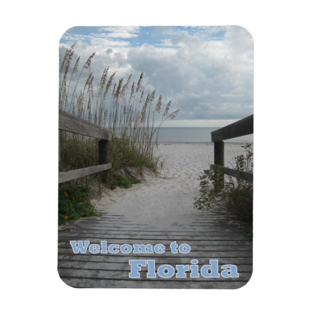 Magnet Flexible Floride Beach Path (Vertical)