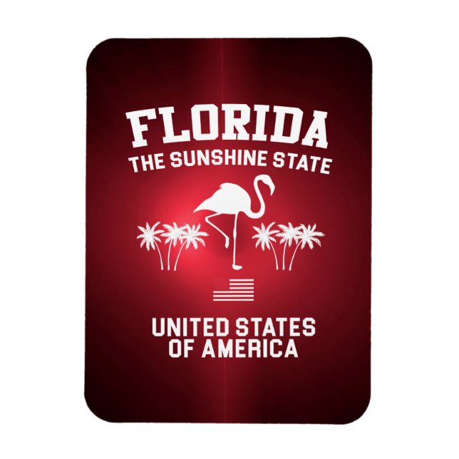 Magnet Flexible Floride L'État Sunshine (Vertical)