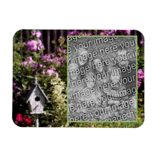 Magnet Flexible Flower Garden Bird House Peinture Ajouter Votre Ph