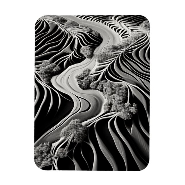 Magnet Flexible Flux fractal (Vertical)