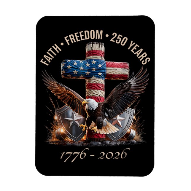 Magnet Flexible Foi Liberté 250 Ans (Vertical)
