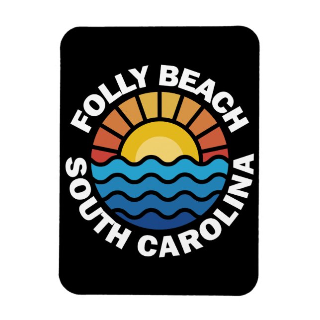Magnet Flexible Folly Beach, Caroline du Sud (Vertical)