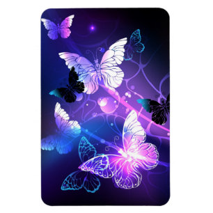 Magnet Flexible Fond avec papillons de nuit