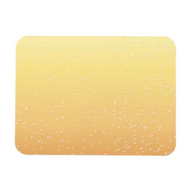 Magnet Flexible Fond d'art Champagne avec de minuscules bulles (Horizontal)