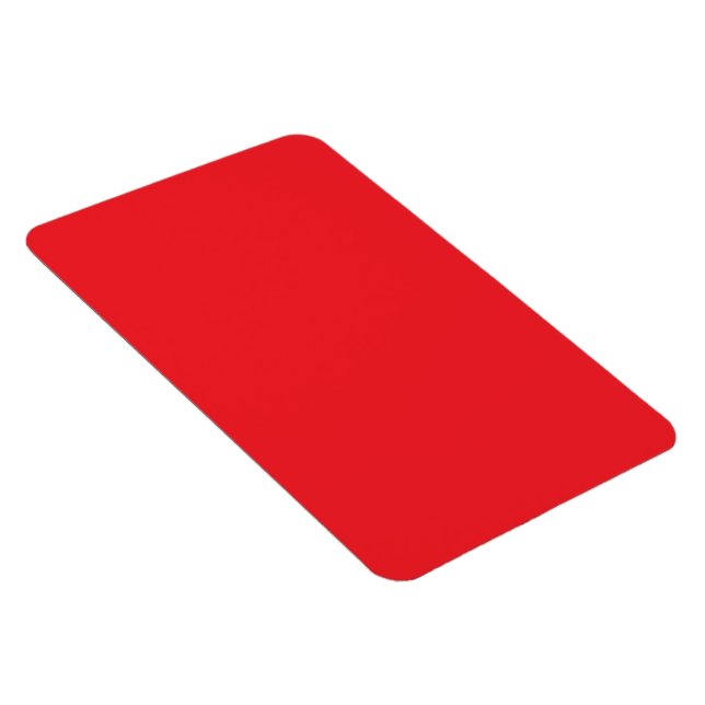 Magnet Flexible Fond uni rouge solide (Côté Droit)