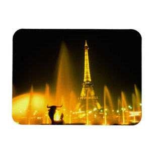 Magnet Flexible Fontaine à la célèbre Tour Eiffel Paris