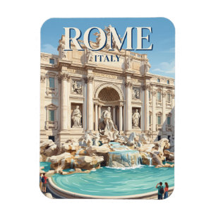 Magnet Flexible Fontaine de Trevi Italie