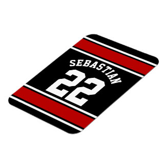 Magnet Flexible Football Jersey Novelty Nom personnalisé