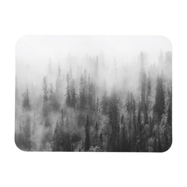 Magnet Flexible Forêt dans le brouillard (Horizontal)