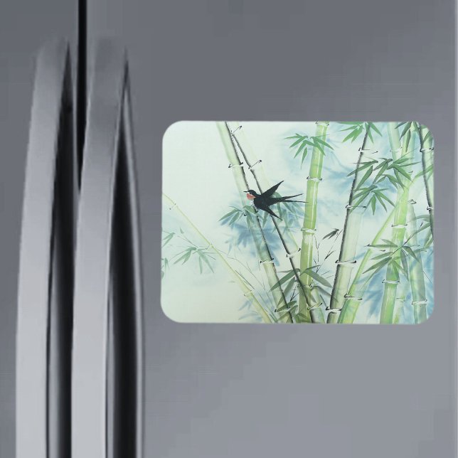 Magnet Flexible Forêt de bambou - vert (Créateur téléchargé)