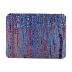 Magnet Flexible Forêt de hêtres par Gustav Klimt, Art Nouveau Vint