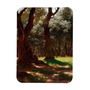 Magnet Flexible Forêt d'oliviers à Cap Saint Martin