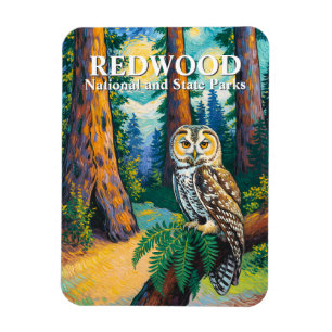 Magnet Flexible Forêt du Parc National de Redwood dans le style Va