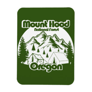 Magnet Flexible Forêt nationale de Mount Hood vintage