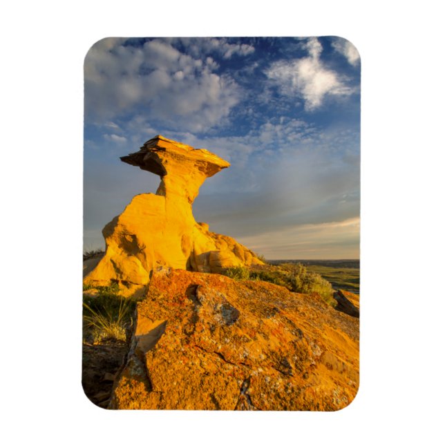 Magnet Flexible Formation des Badlands sculptés dans l'herbe court (Vertical)